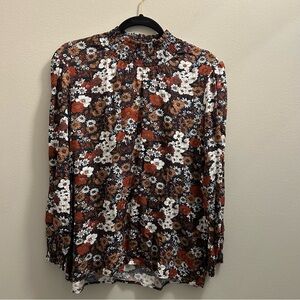 Alexander Jordan Floral Long Sleeve Women's Top